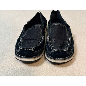 ARIAT Women's CRUISER Black Suede/Leopard Sparkle 7B Shoes Slip On Comfort